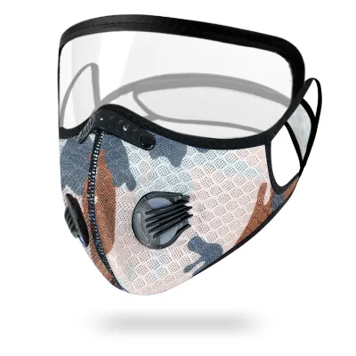 High Quality Polyester Breathable Half Face Mask for Cycling and Motorcycle Use Outdoor Anti Smog