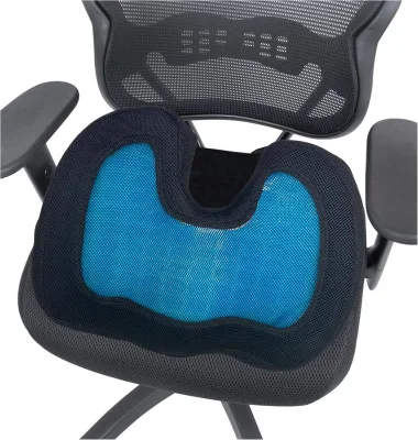 Wheelchair Sitting Cushion Cooling Gel Memory Foam Seat Cushion for Long Sitting