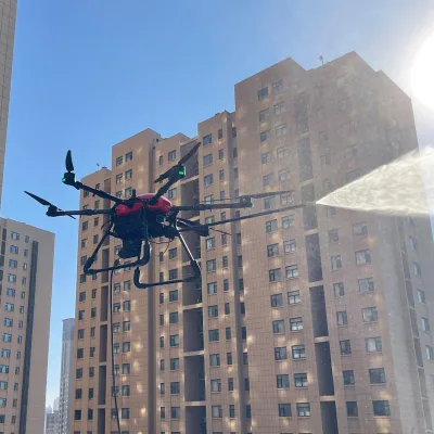Sports Complex Drone with Pump and Battery Efficient Cleaning for Indoor and Outdoor Facilities