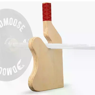 Home Equipment Weightlifting Wooden Barbell Deadlift Jack