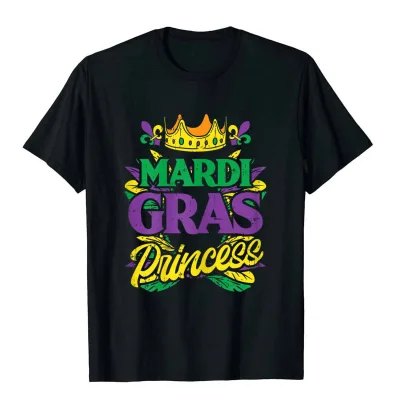 2024 Men Women Carnival Clothes Mardi Gras Decoration Mardi Gras Clothes Mardigras T-shirt