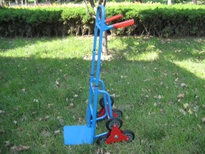 Foldable Stair-Climbing Hand Cart with Tri-Wheel Design  200kg