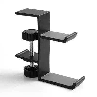 LKL Headphone Stand, Headphone Hanger Under the Desk, Aluminum Headset Hook for Gaming Headphone