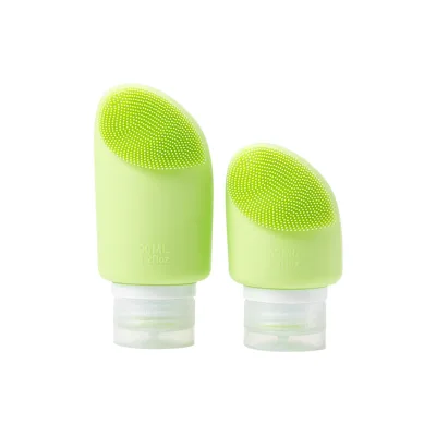 Silicone Dispenser Bottle Capacity Silicone Travel Bottles Brush Leak Proof Squeeze Travel Tube Kit for Toiletries