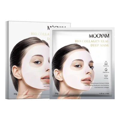 Biological Collagen Facial Mask Moisturizing And Rejuvenating Deeply Refreshing And Brightening Facial Mask Separate Sleep Mask