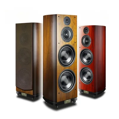 HIFI Household Double 10 Inch Wooden Passive Floor Speakers Three-way Frequency Audiophile-grade Subwoofer Audio Speakers