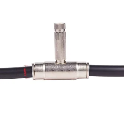 DaringFish 360 Nozzle Swivel Thread 10/24" Durable Steel Quick Connectors for High Pressure Fog Machine Garden Irrigation Tools