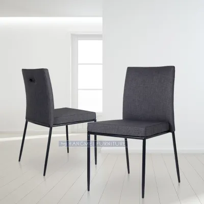 Factory Direct Hot Iron Banquet Dining Chair Red Metal for Home Furniture Use Export Quality