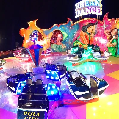 Most Hot Sale Outdoor Theme Park Amusement Game Machine Rotary Break Dance Rides for Adults