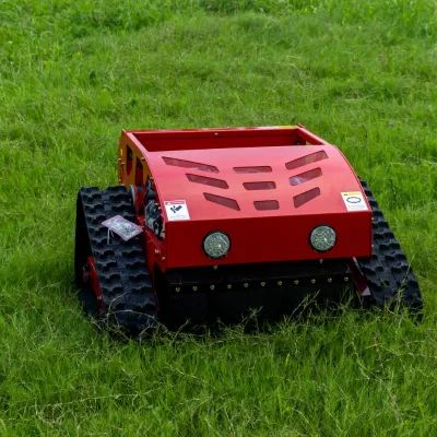 Self-Charging Electric Mower with Remote Control and High-Performance Motor Gearbox System