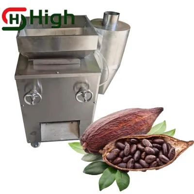 Commercial Automatic Stainless Steel Cocoa Bean Peeling Skin Machine Coffee Bean Peeler Mung Bean Hazelnut Peeling Equipment