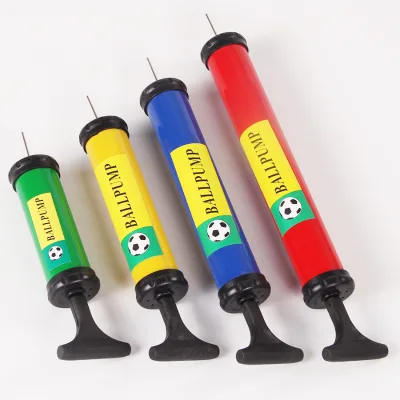 Mini Plastic Basketball/Soccer Ball Air Pump,Party Balloon Inflator Birthday Party Ballon Hand Pump