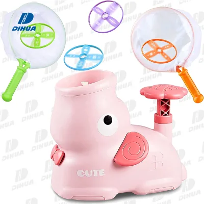 New Arrival Flying Discs Launcher for Kids, Elephant Operation Game Fly up High, Backyard Outdoor Sports Toys Flying Spinner