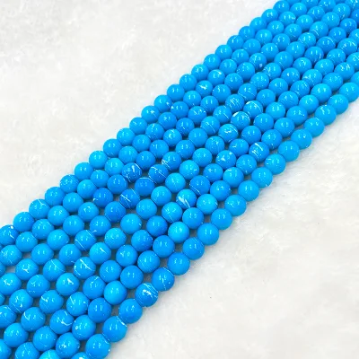 Handmade Blue Picture Crystal Lampwork & Glass Beads Assorted Size 3mm-12mm Green & Purple Blouse Decoration Loose Beads