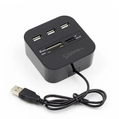 D2427 Combo USB 2.0 hub kit with kartenleser M2 SD SD/MMC card reader