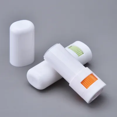 Custom PP Cosmetic Skincare Deodorant Tube 8.5g Roll-On Seal Screen Printed Logo Body Balm