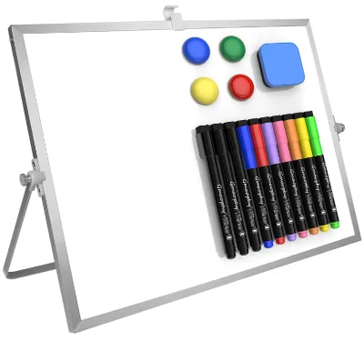 Double-Sided Children Magnetic Desktop Writing Whiteboard Portable Dry Erase Board