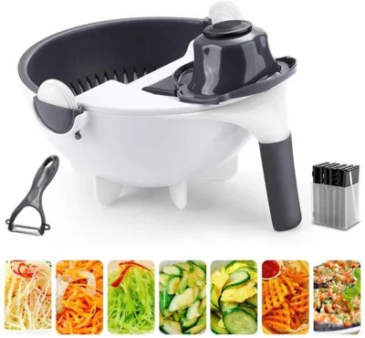 Adjustable Vegetable Cutter Slicer Plastic Vegetable Grater Include Peeler