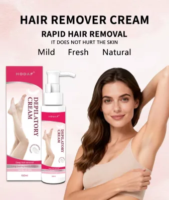 Depilatory Cream 100ml Gentle Hair Removal Cream for Legs Arms Underarms Long Lasting Smooth Skin Body Hair Remover