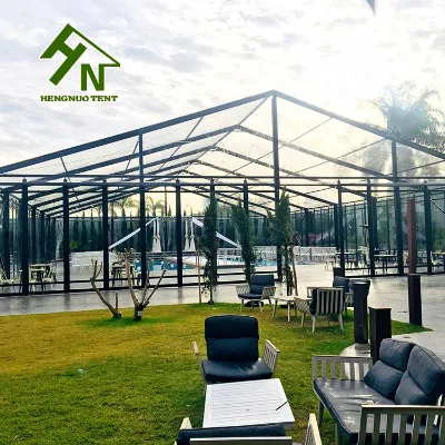 Clear Roof Canvas Outdoor Tents a Shaped Wedding Party Tent Aluminum Trade Show Tent