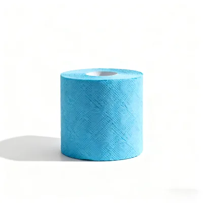 Washable Bamboo Toilet Paper Rolls - Custom Sizes, Blue & Eco-Friendly