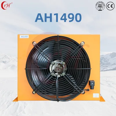 Injection Molding Excavator Air Cooled Oil Cooler Machine Aluminum CNC Hydraulic 17.8kW Cooling Capacity 250L/min Flow Rate
