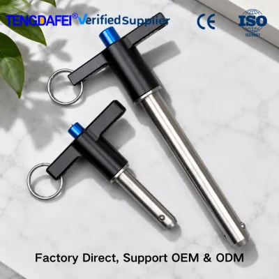 304 Stainless Steel Indexing Pin T Handle Quick Release Ball Lock Pin for Precision Jigs and Fixtures