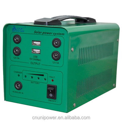 Miniwatt Solar Photovoltaic System With 60W Solar Panel 12V