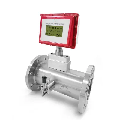 Chinese Manufactures  DN50 316 Digital Air Argon Lpg Nitrogen Hydrogen Gas Turbine Flow Meter