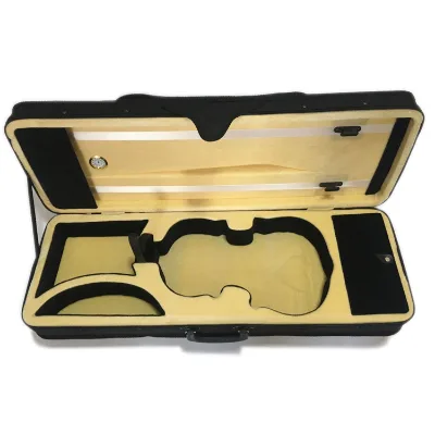 High Quality Square Violin Case With Hygrometer Custom Violin Case 4/4