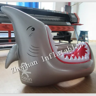 Inflatable Shark Pool Float Summer Outdoor Swimming Ring