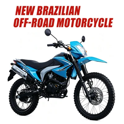 Yinxiang New Version Brazil 200cc Dirt Bike 12V 8-Pole Full-Wave Magneto International 5-Speed Off-Road Motorcycle Wet