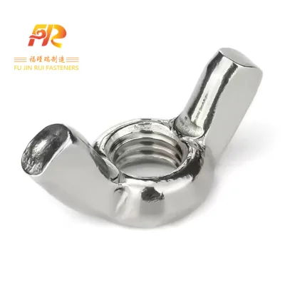 M8 Wing Nut Bolt High Quality Nut Factory Direct Sale Wing Nut DIN315 Bolt Wing Nut Class 4 Fully Threaded General Industry Use