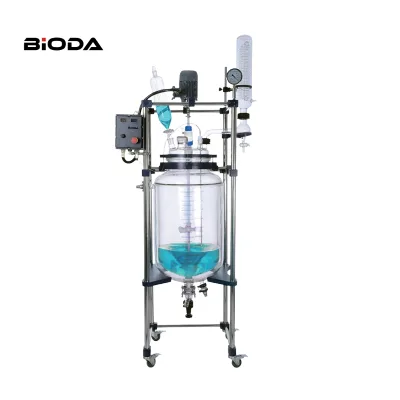 Digital Lined Glass Reactor Vessel Cost-Effective Mixing Extraction Chemical Manufacturing Plant