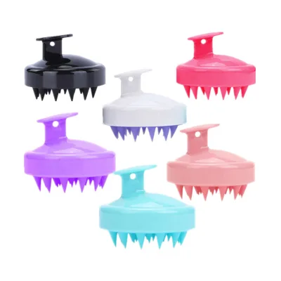 Best Selling Bath Spa Slimming Massage Brush Salon Men Head Scalp Clean Silicone Brush