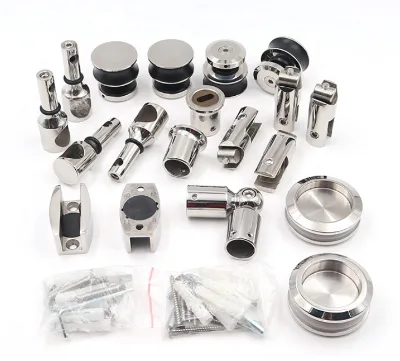Frameless Glass Stainless Steel 304 Sliding Door Hardware