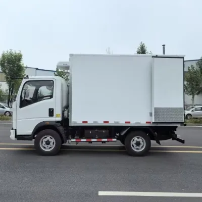 Brand New Sinotruck Howo 4x2 11 Cubic Meters Customization  for Vegetable Food Freezer Cold Refrigerator Truck