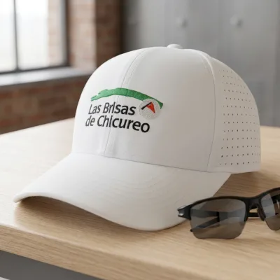 Quick Dry Comfortable 6 Panel Camping Hat Adjustable Back Strap Custom Embroidery for Training Outdoor Use