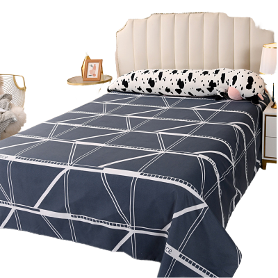 Hot Sale Polyester Bed Sheet Printed Design Sheet Set Ready Stock Bedsheet Set for Home