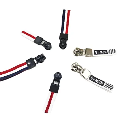 Haute Couture Zipper Head Metal Nylon Durable Innovative Design for Footwear and Clothing Bags