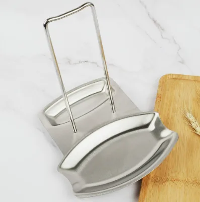 Removable Kitchen Cutting Board Rack Creative Soup Strainer Drainer Rack Stainless Steel Pot Lid Holder