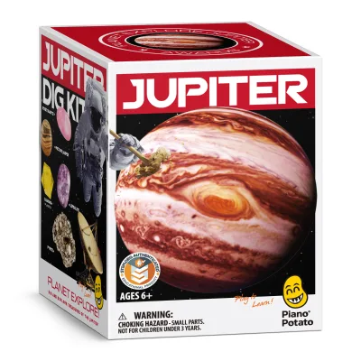 Piano Potato Educational Toy Planet Explore Jupiter Digging Toy for Kid Stem Toy Dig Kit for Children