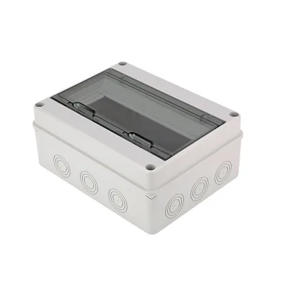 CNAOM PZ30 Empty Outdoor Distribution Box Wall-Mount Electrical Enclosure for Circuit Breaker Leakage Protector