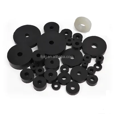 Custom POM Nylon NBR Rubber Washer Shock-absorbing Flat Washers Muffler Rubber Spacer