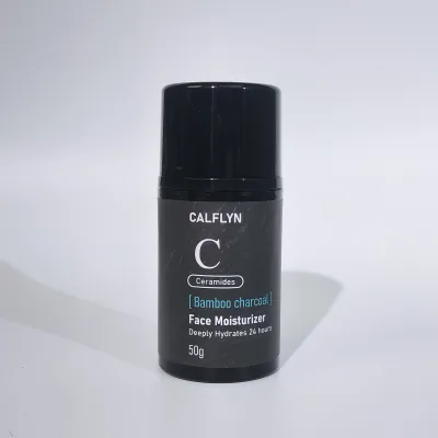 CALFLYN Ceramide Face Moisturizer Lotion Bamboo Charcoal Face Wrinkle Remover Cream