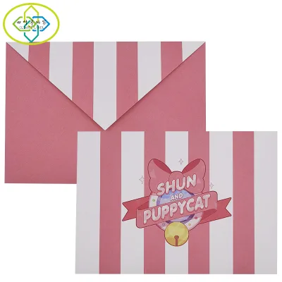 Custom Kraft Window Envelope for Wedding Invitations with Gift Option Handmade Design