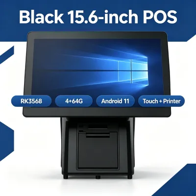 POS Equipment 15.6 Inch Touch Cash Register RK3568 4GB RAM 64GB SSD Android 13 POS Terminal With Built-in Printer No Reviews yet