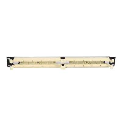 Superior Quality 1U 19\" Rack Mounted 110 WIRING BLOCK 100 PAIRS VOICE TELEPHONE PATCH PANEL 110 CROSS CONNECT PANEL