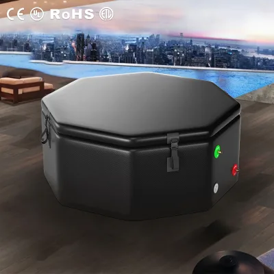 New Model 8-Person Outdoor Inflatable Cold Plunge Tub Eight-Corner PVC Portable Ice Bath for Family Party & Wholesale