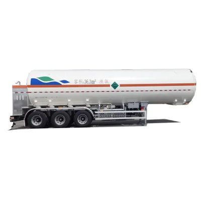 High Vacuum Stainless Steel LNG Semi-Trailers Multilayer Wound for Liquefied Natural Gas Transportation